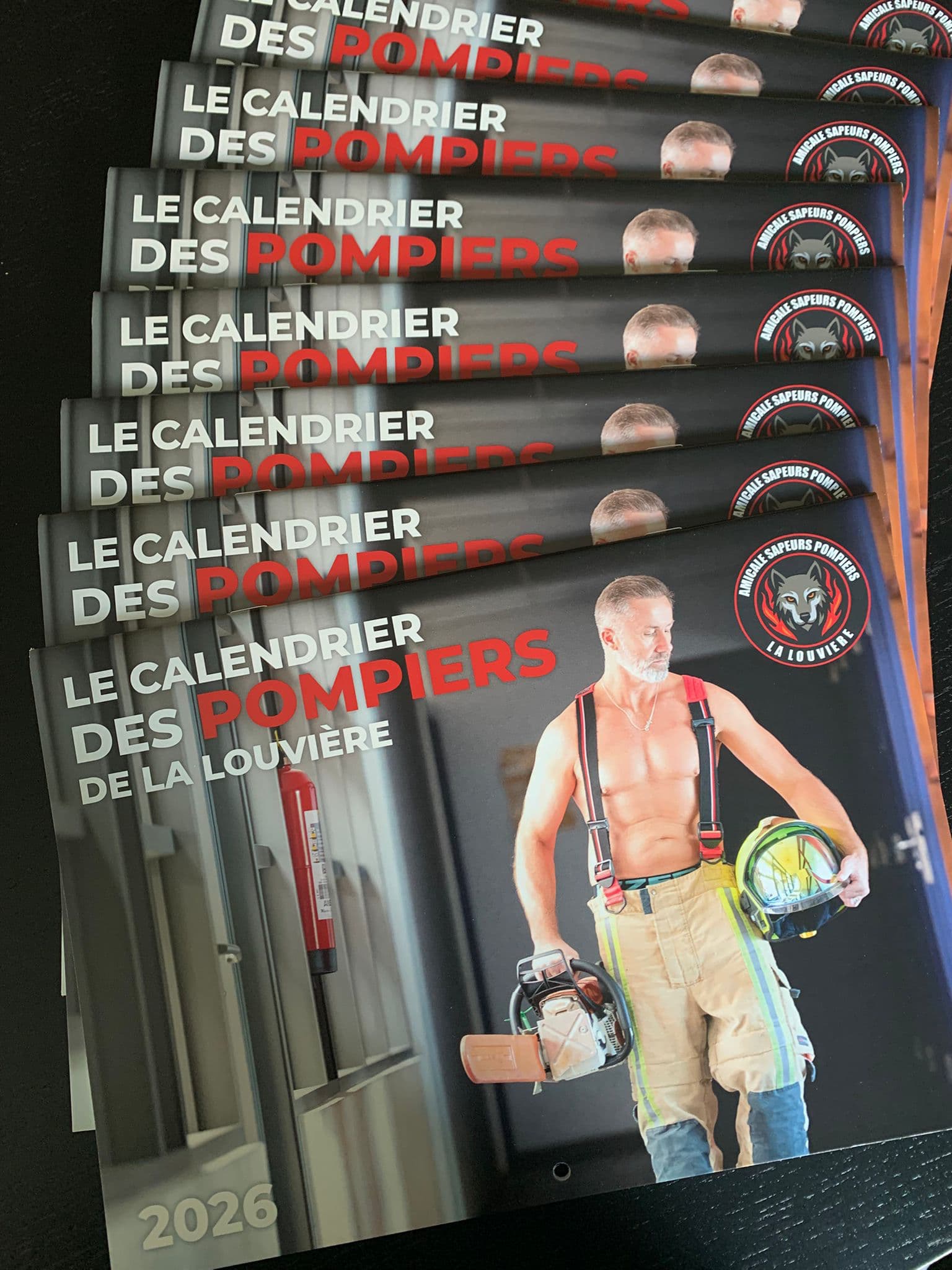 Calendrier 2026 des Sapeurs-Pompiers de La Louvière